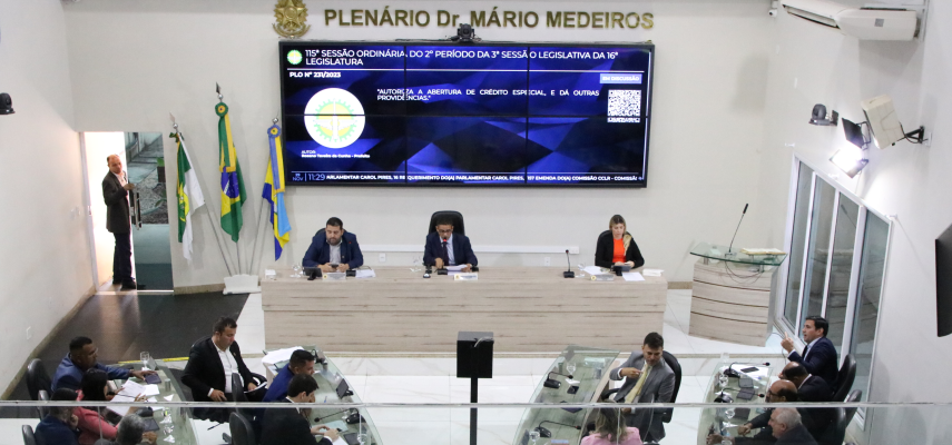 Câmara de Parnamirim realiza 115 ª Sessão Ordinária