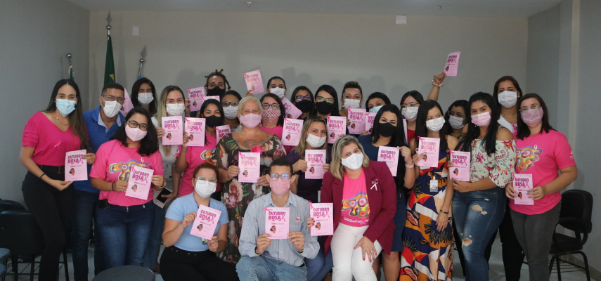 FRENTE PARLAMENTAR DAS MULHERES REÚNE COLABORADORES EM ÚLTIMOS AJUSTES PARA EVENTO DO OUTUBRO ROSA 
