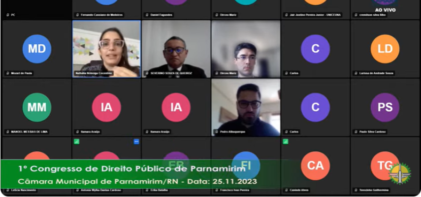 Terceiro dia de I Congresso de Direito Público acontece online neste sábado (25)