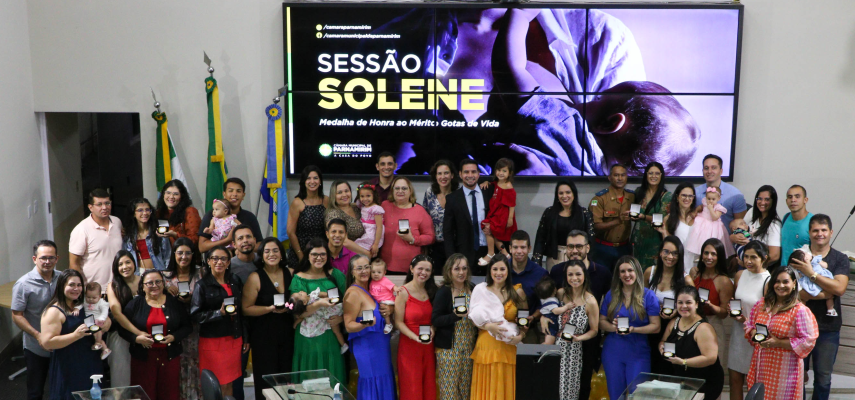 Câmara Municipal entrega Medalha de Honra ao Mérito Gotas de Vida