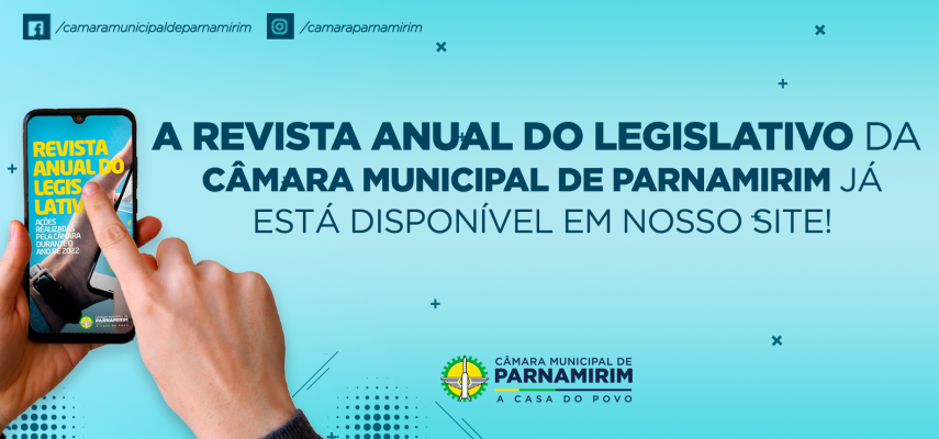 Câmara Municipal de Parnamirim lança mais uma edição da Revista do Legislativo