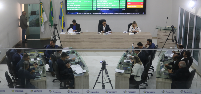 Câmara de Parnamirim aprova LOA para exercício em 2023