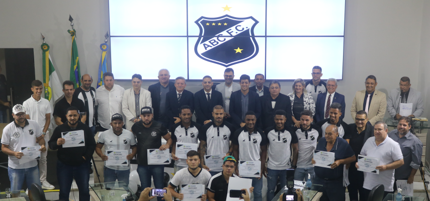 Câmara de Parnamirim homenageia ABC Futebol Clube em Sessão Solene
