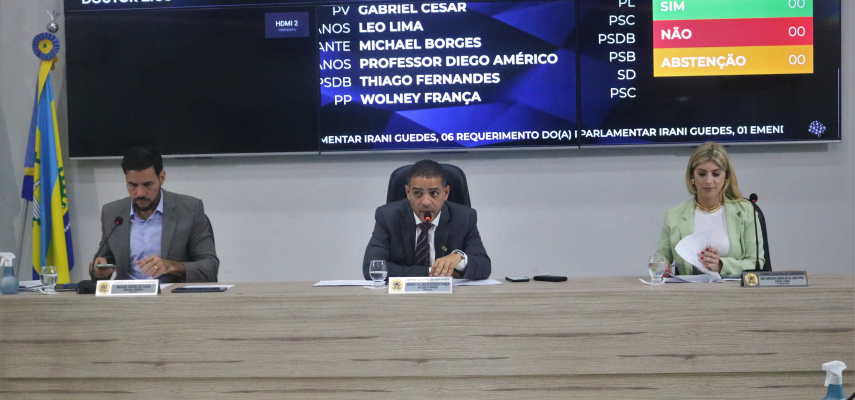 Câmara Municipal de Parnamirim realiza sua 109ª Sessão Ordinária nesta quarta (26)