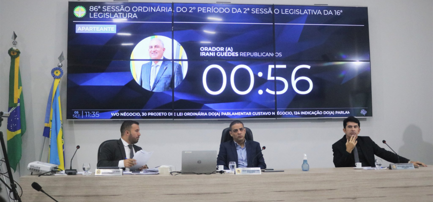 #DiretoDoPlenário: vereadores Silvio Menezes e Michael Borges fizeram uso da Tribuna durante a 86ª Sessão Ordinária 