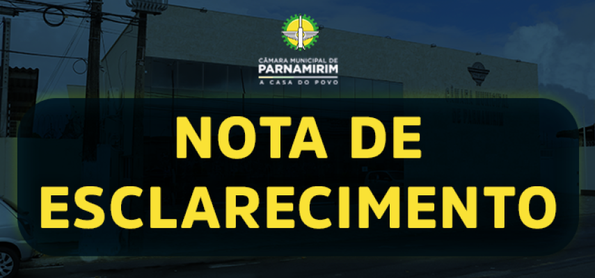 Nota de Esclarecimento