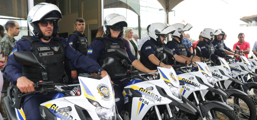Guarda Municipal recebe motos doadas pelo Poder Legislativo