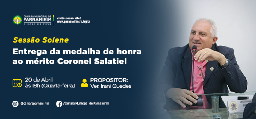 Câmara de Parnamirim vai realizar Sessão Solene em homenagem aos policiais civis e militares 