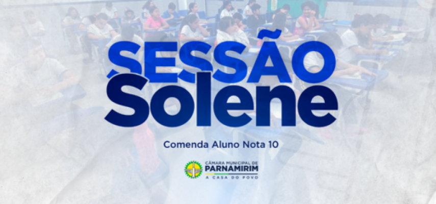 Estudantes recebem Comenda Aluno Nota 10 na próxima segunda-feira, 4