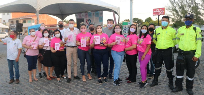 2° Pit Stop do Outubro Rosa mobiliza moradores no parque industrial e convida para o Dia D nesta sexta-feira