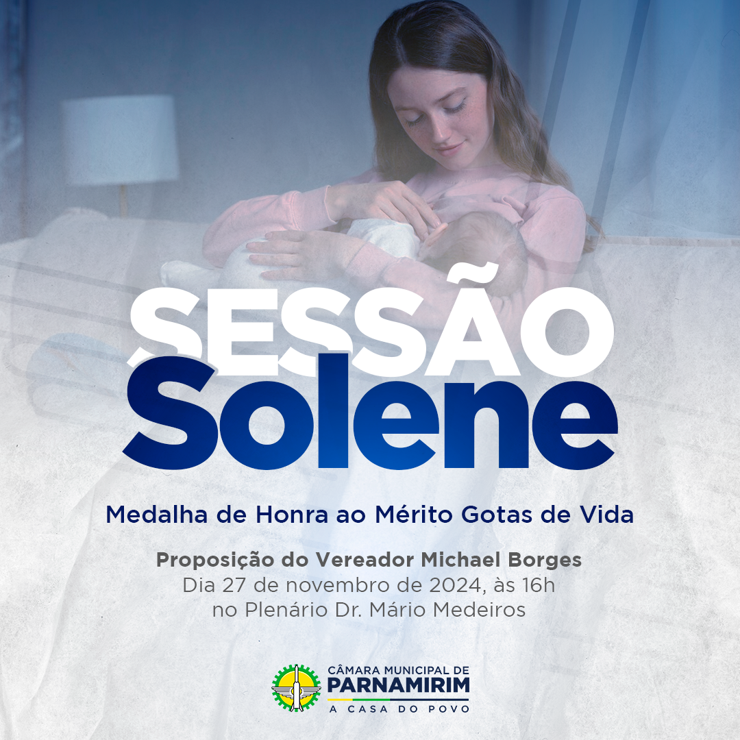 Câmara entrega Medalha de Honra ao Mérito Gotas de Vida