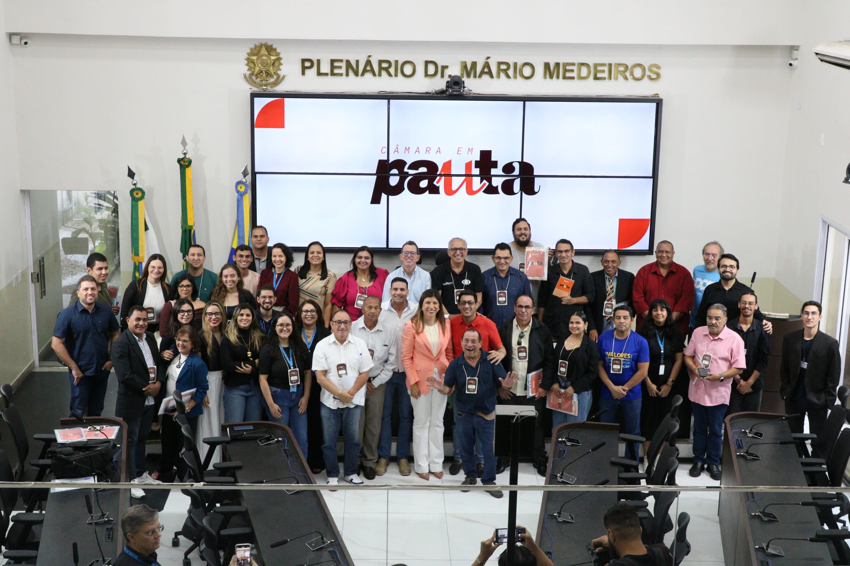 Comunicadores prestigiam evento na Câmara de Parnamirim