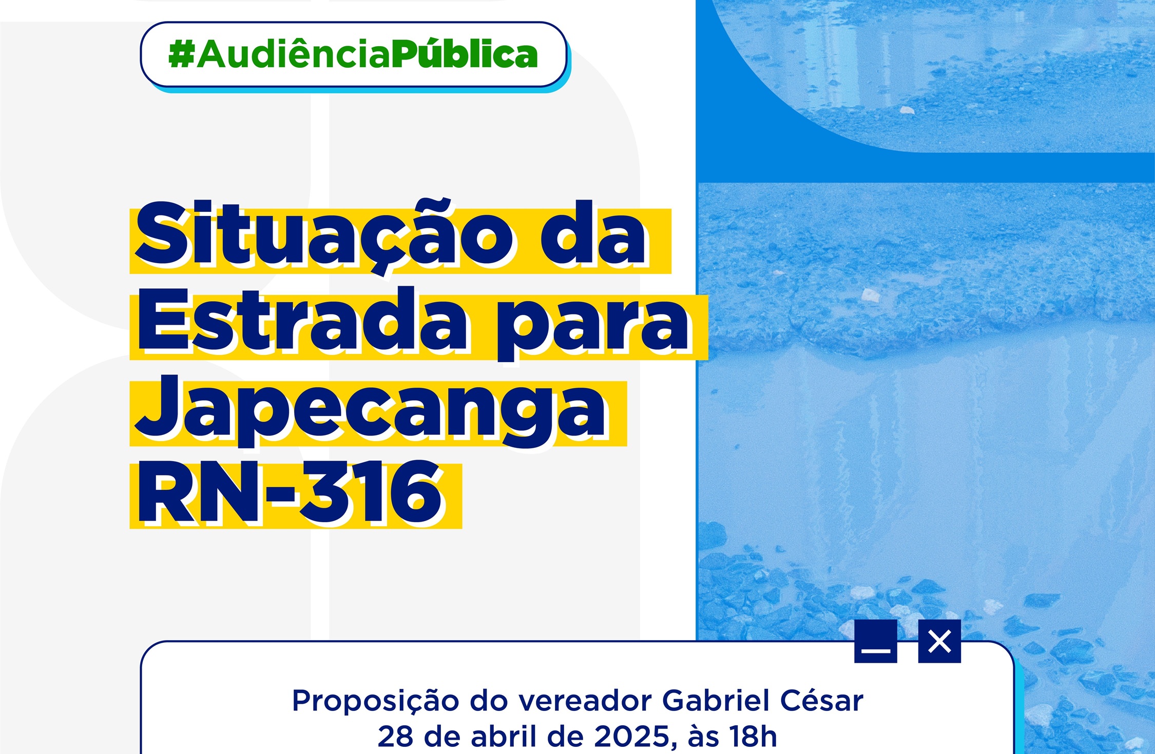 Audiência Pública debate situação da Estrada para Japecanga