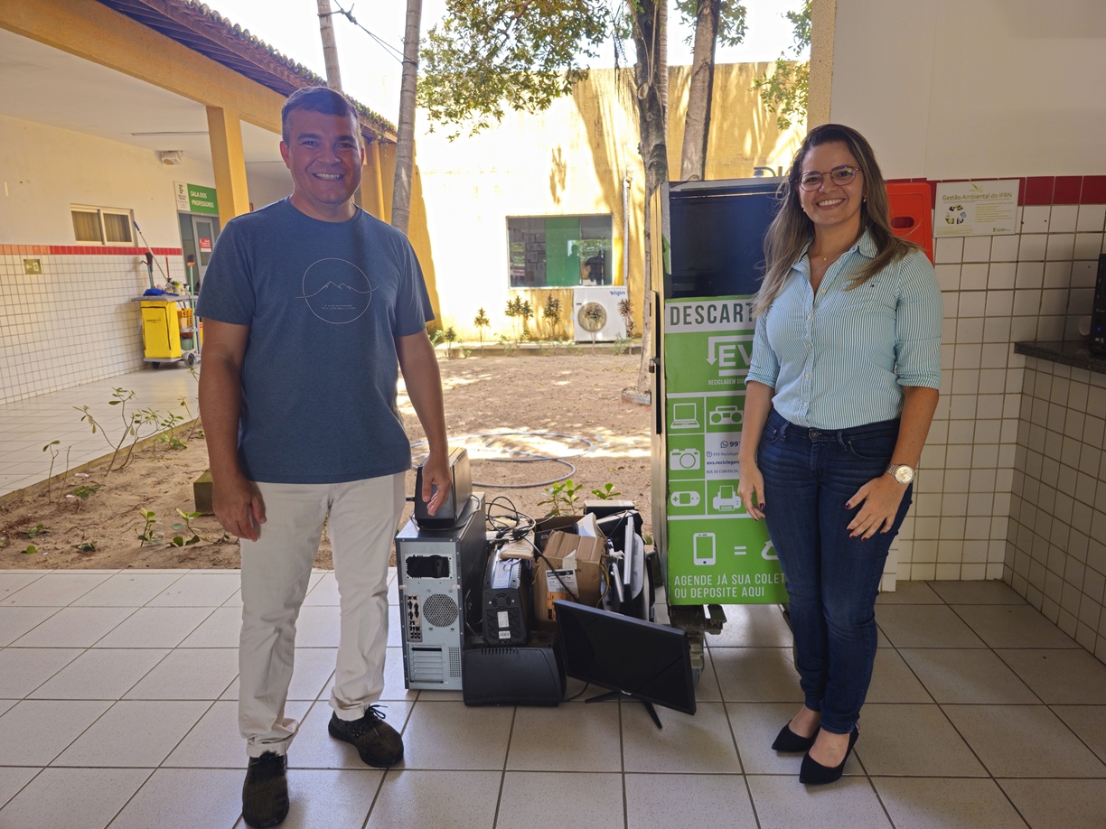 Lixo eletrônico da Câmara de Parnamirim foi doado ao IFRN