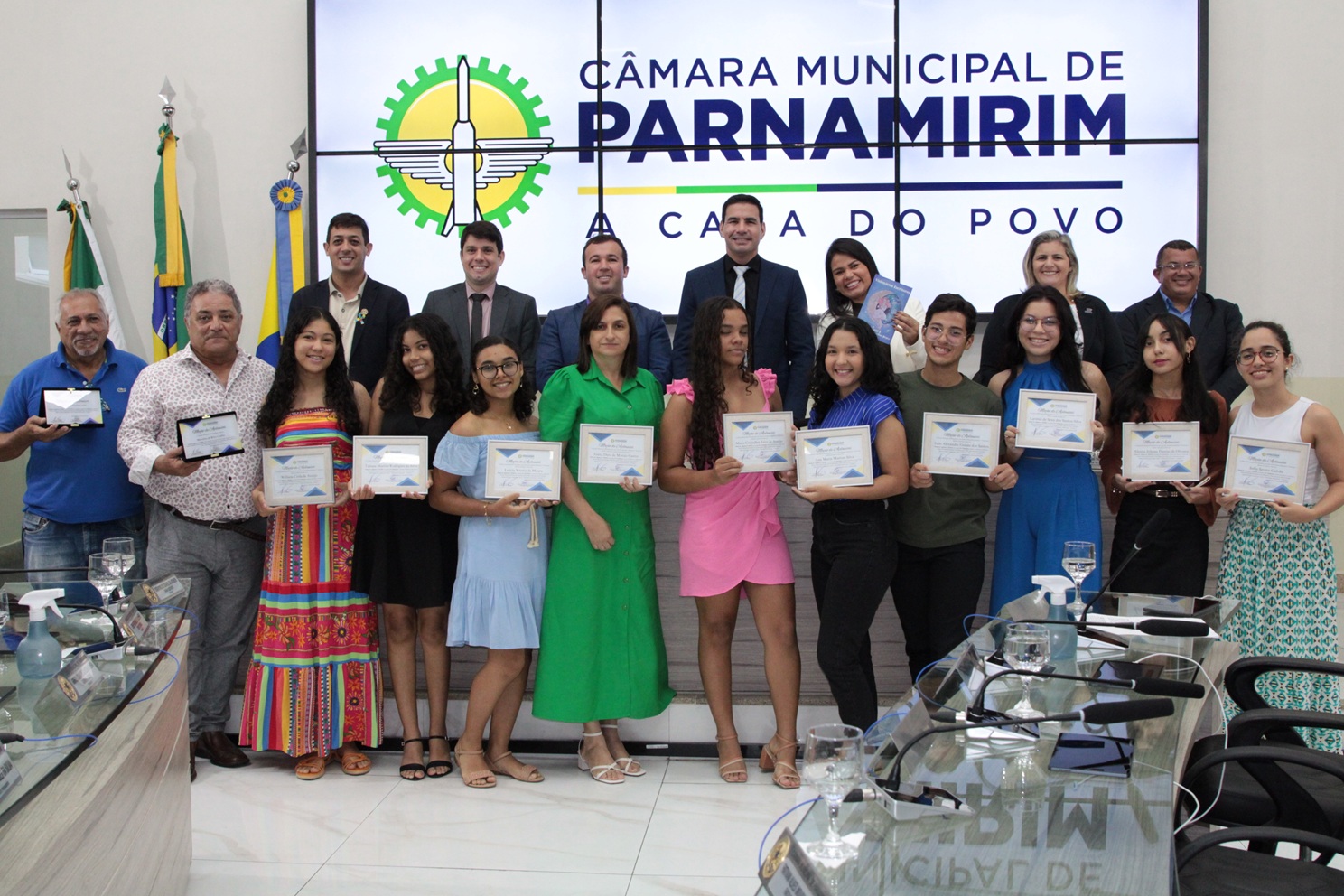 Moções de aplausos foram entregues pela Câmara de Parnamirim