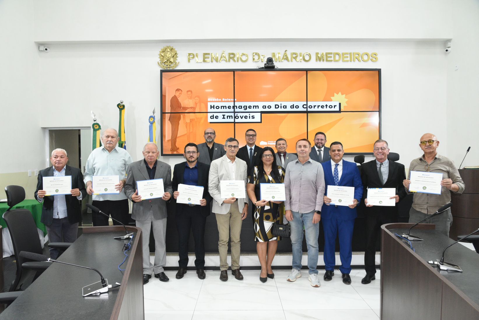 Câmara de Parnamirim celebra o Dia do Corretor de Imóveis com sessão solene