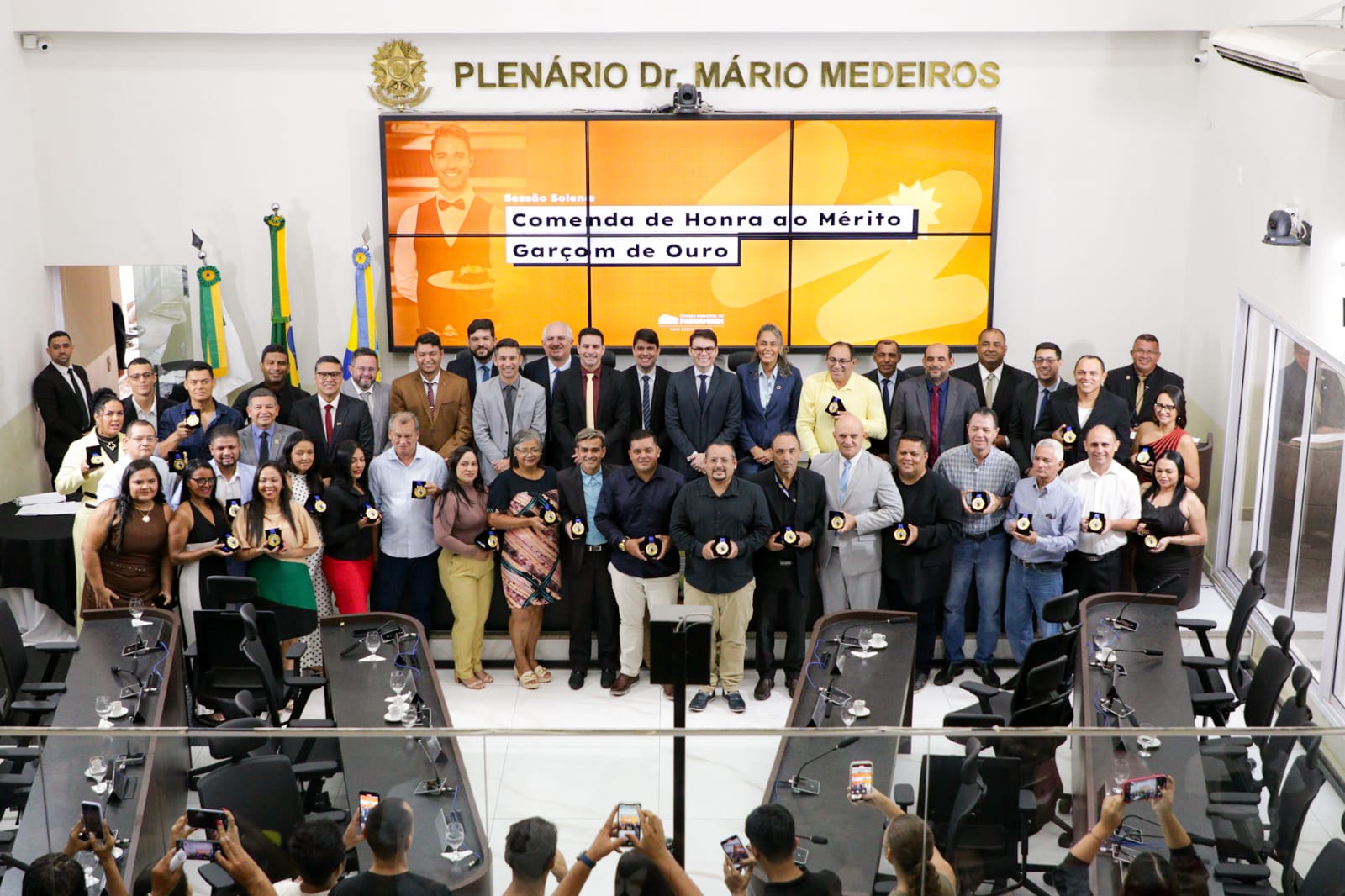 Garçons são homenageados em Sessão Solene na Câmara de Parnamirim