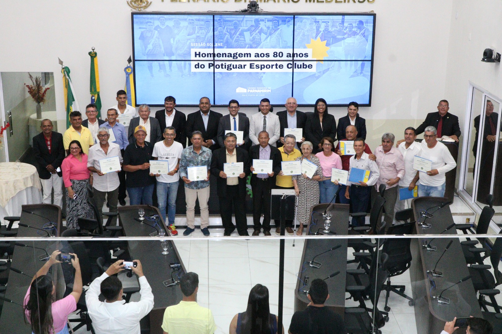 Sessão solene celebra os 80 anos do Potiguar Esporte Clube