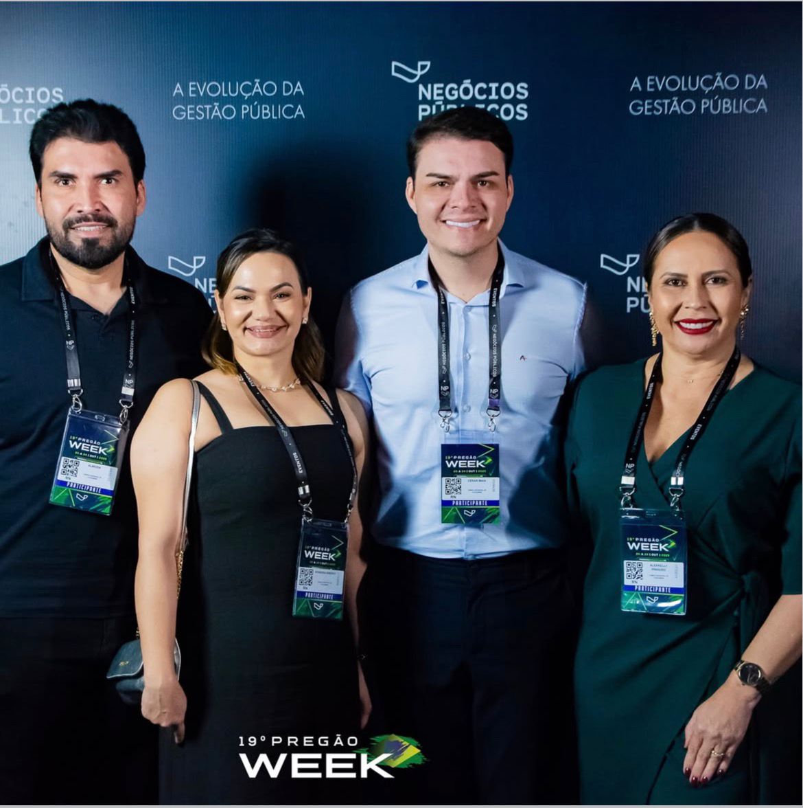 Presidente da Câmara de Parnamirim e comissão de servidores participam do 19º Pregão Week em Foz do Iguaçu