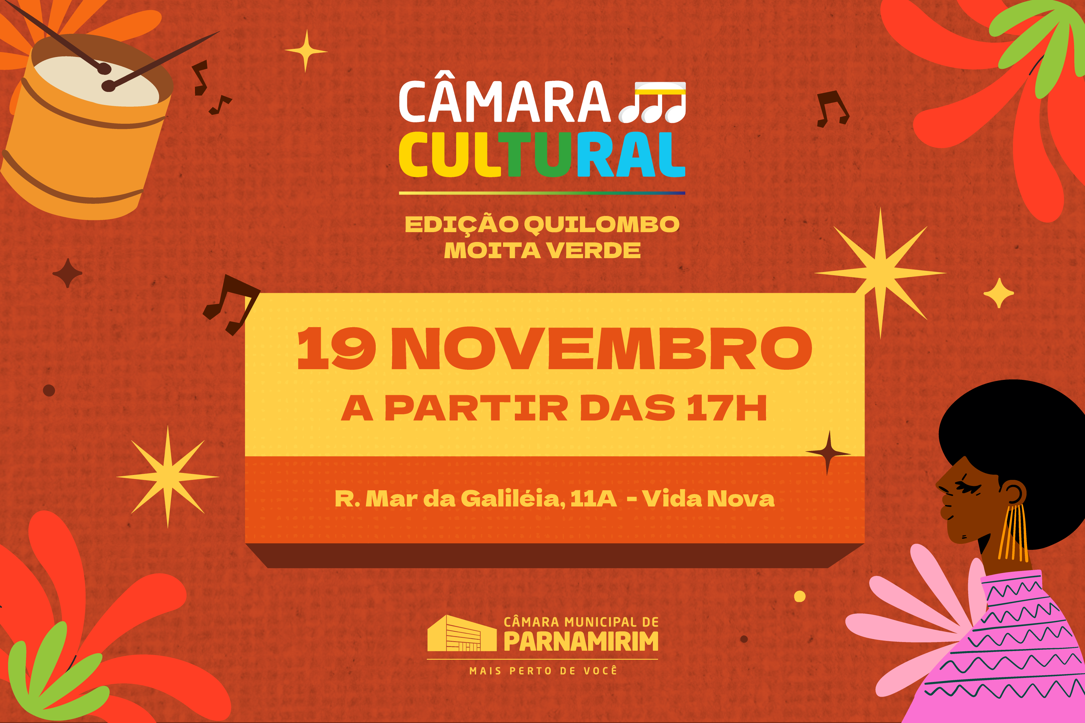 Quilombo Moita Verde recebe o Projeto Câmara Cultural nesta quarta, 19