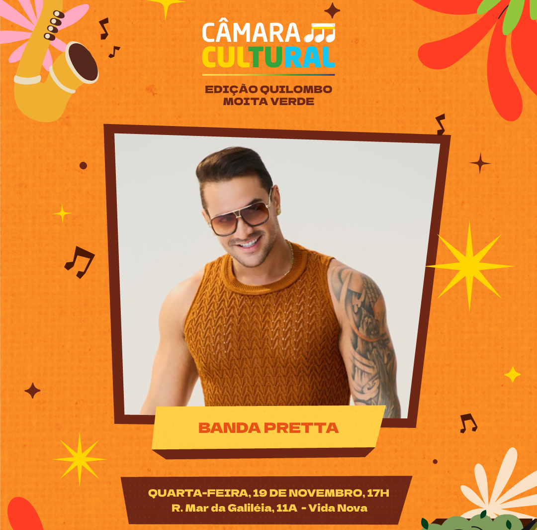 Banda Pretta promete agitar Câmara Cultural nesta quarta, 19, em Parnamirim