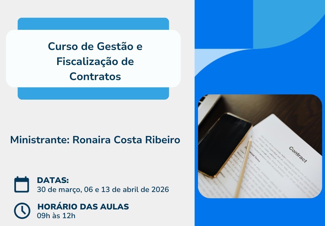 Escola do Legislativo realiza curso de Gestão e Fiscalização de Contratos