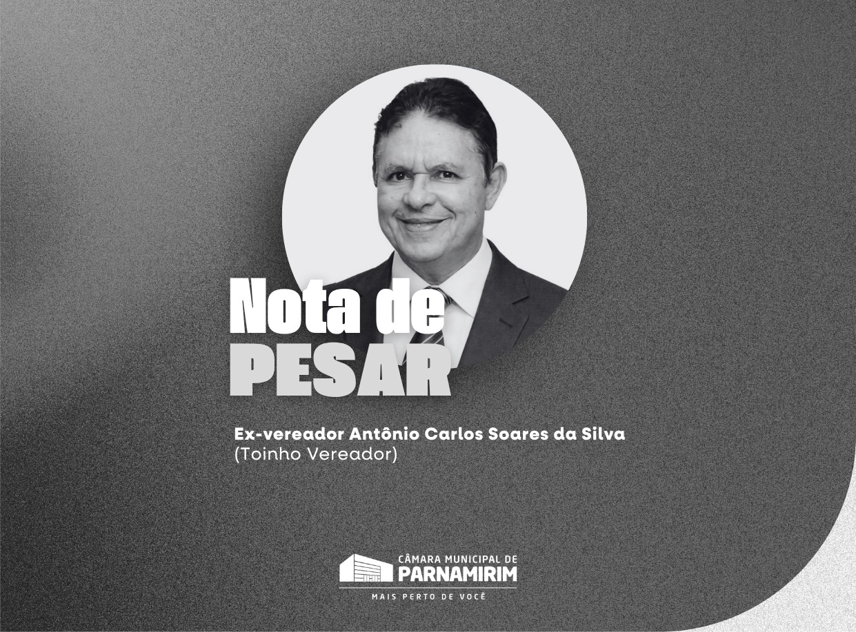 Nota de Pesar ex-vereador