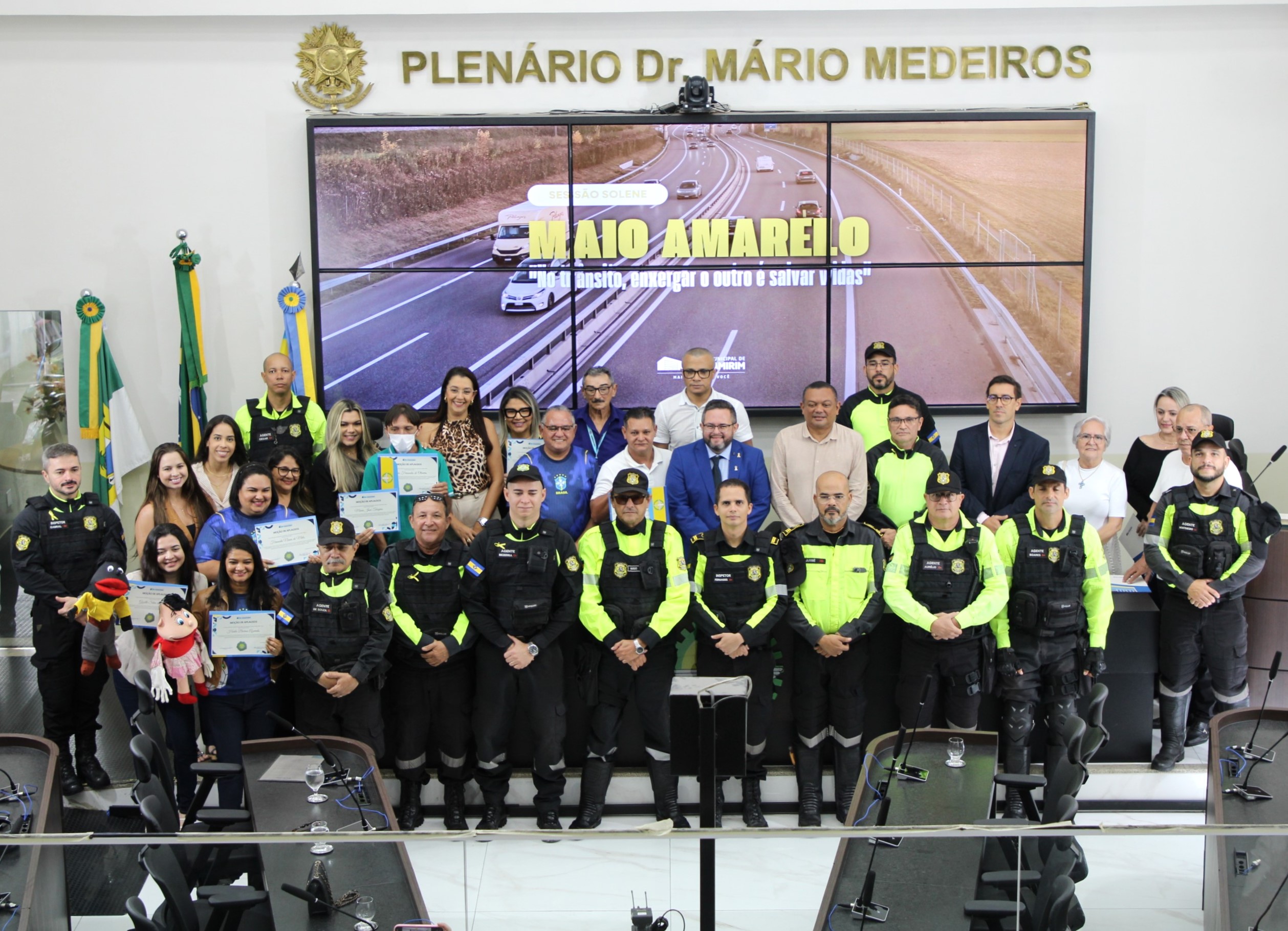 Maio Amarelo foi tema de sessão solene na Câmara de Parnamirim