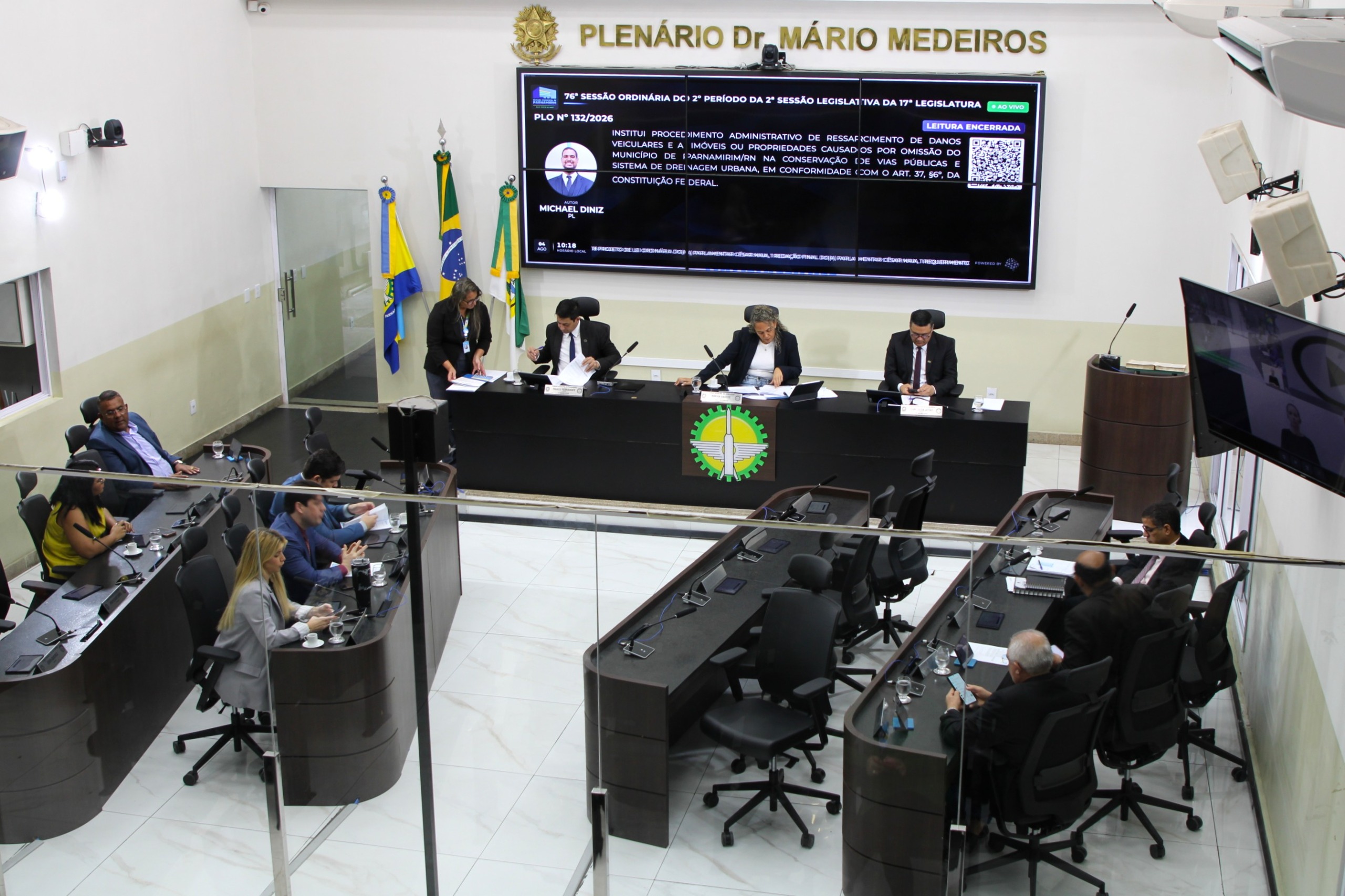 Câmara aprova projeto que institui campanha Outubro Rosa em Parnamirim