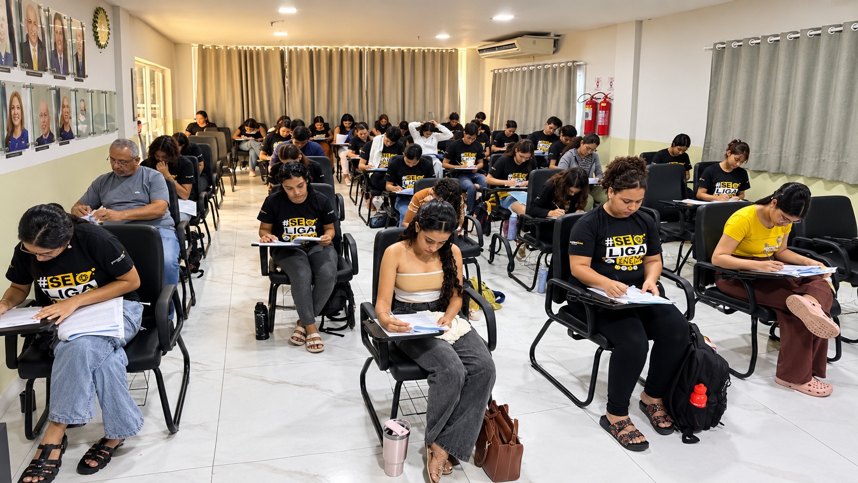 Câmara de Parnamirim recebe primeiro simulado do Projeto Se Liga Enem
