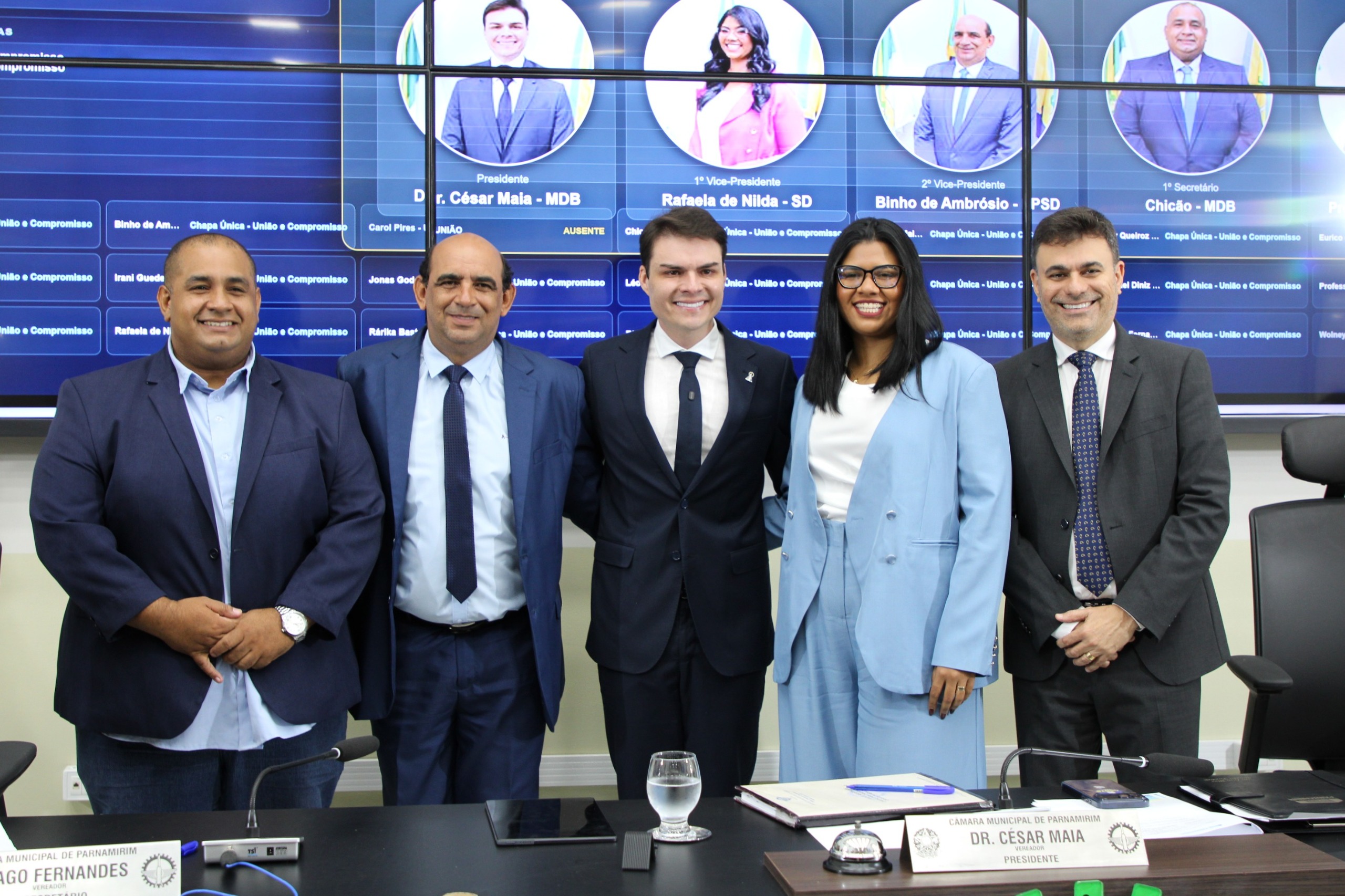 Câmara de Parnamirim elege Mesa Diretora para o biênio 2027-2028