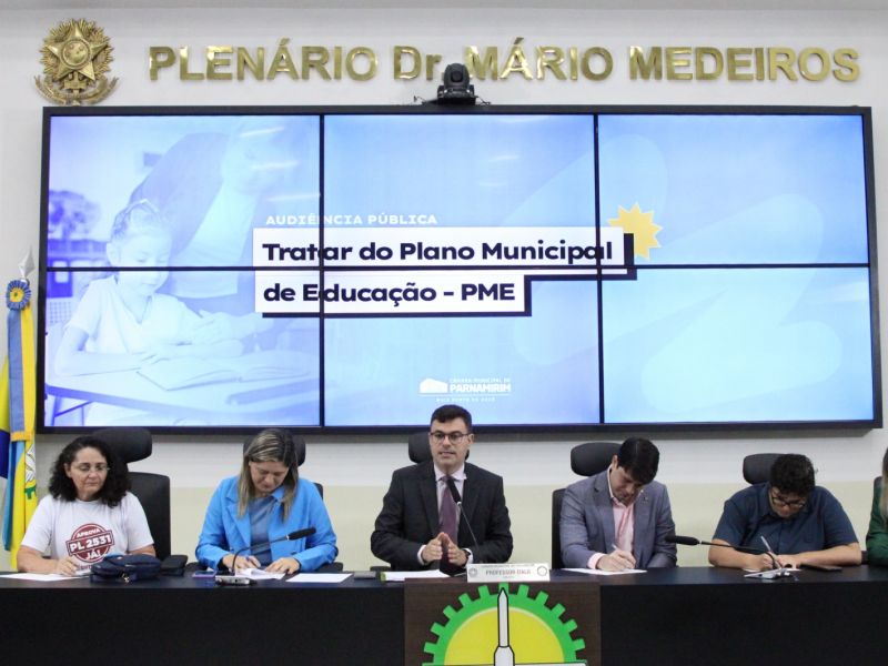 09/05/2025 - Plano Municipal de Educação