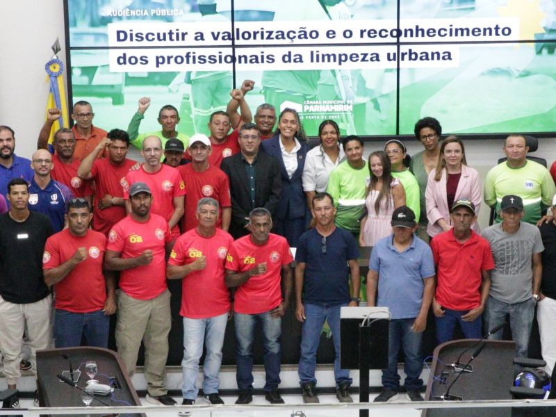 27.11.2025 | Audiência Pública - Discutir a Valorização dos Profissionais da Limpeza Urbana no Munícipio