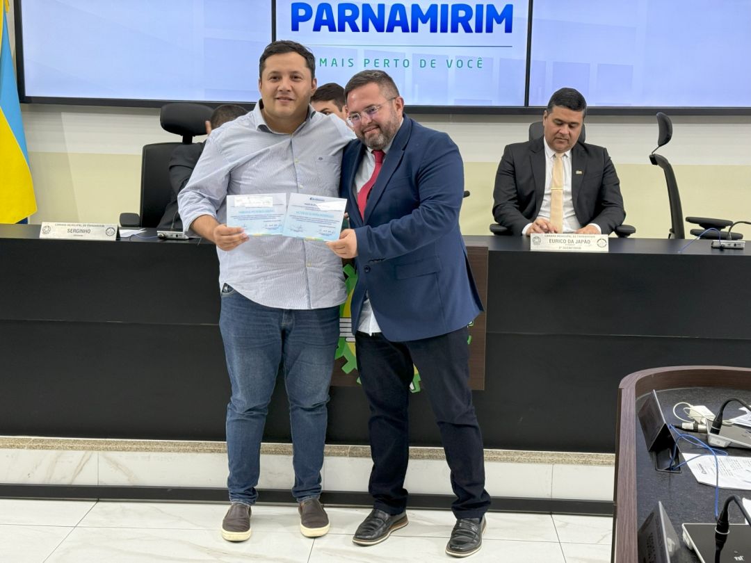 26/06/2025 - Entrega de moções de aplausos a empresários - Foto 1