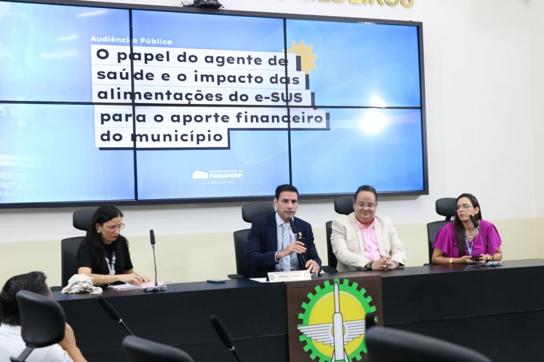07/07/2025- Audiência Pública sobre o papel do agente de saúde e o impacto das alimentações do e-SUS para o aporte financeiro do município - Foto 1