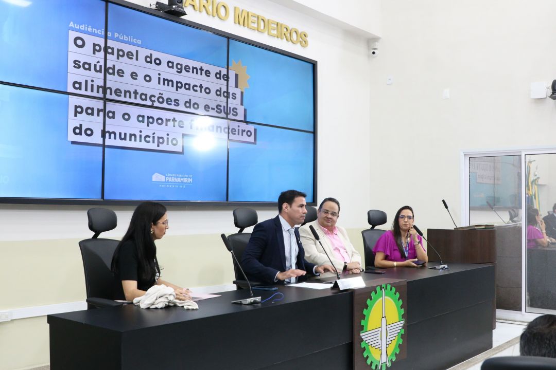 07/07/2025- Audiência Pública sobre o papel do agente de saúde e o impacto das alimentações do e-SUS para o aporte financeiro do município - Foto 3