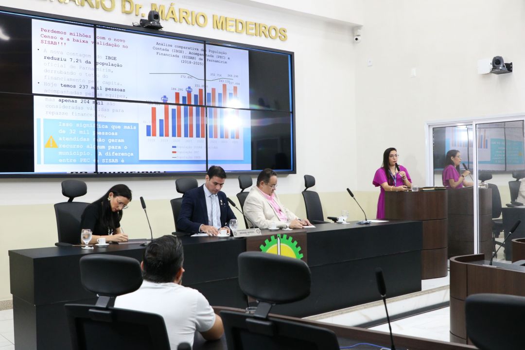 07/07/2025- Audiência Pública sobre o papel do agente de saúde e o impacto das alimentações do e-SUS para o aporte financeiro do município - Foto 20