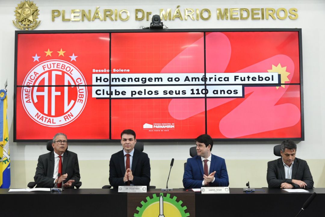 07/08/2025 - Sessão solene 110 anos do América Futebol Clube - Foto 1