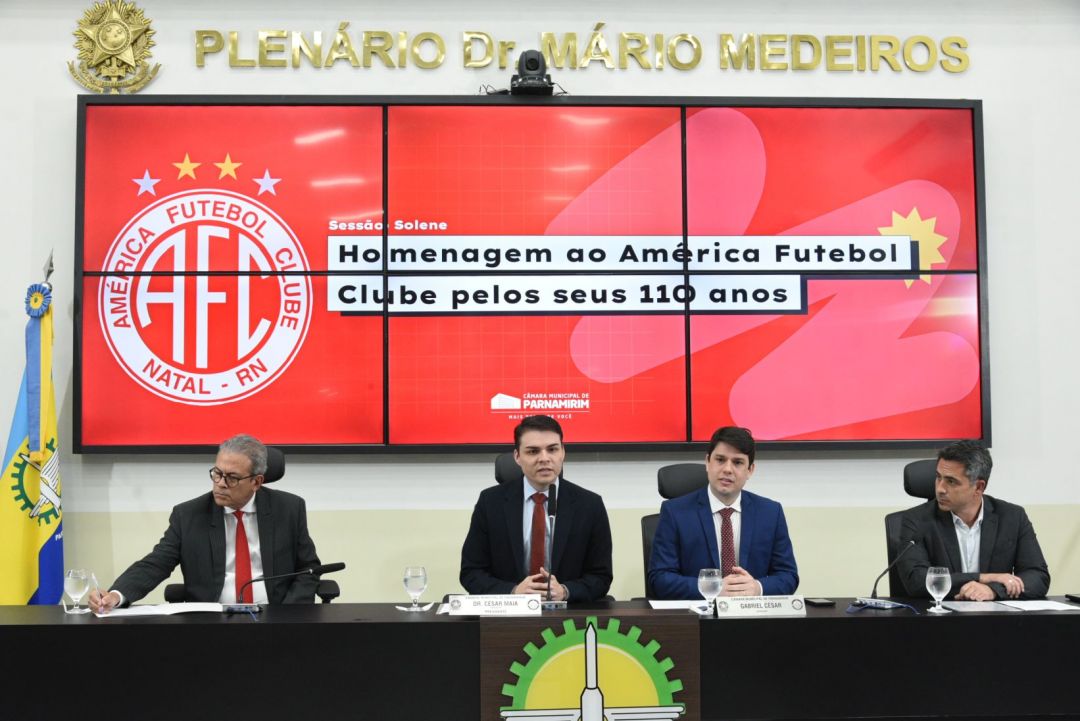 07/08/2025 - Sessão solene 110 anos do América Futebol Clube - Foto 9