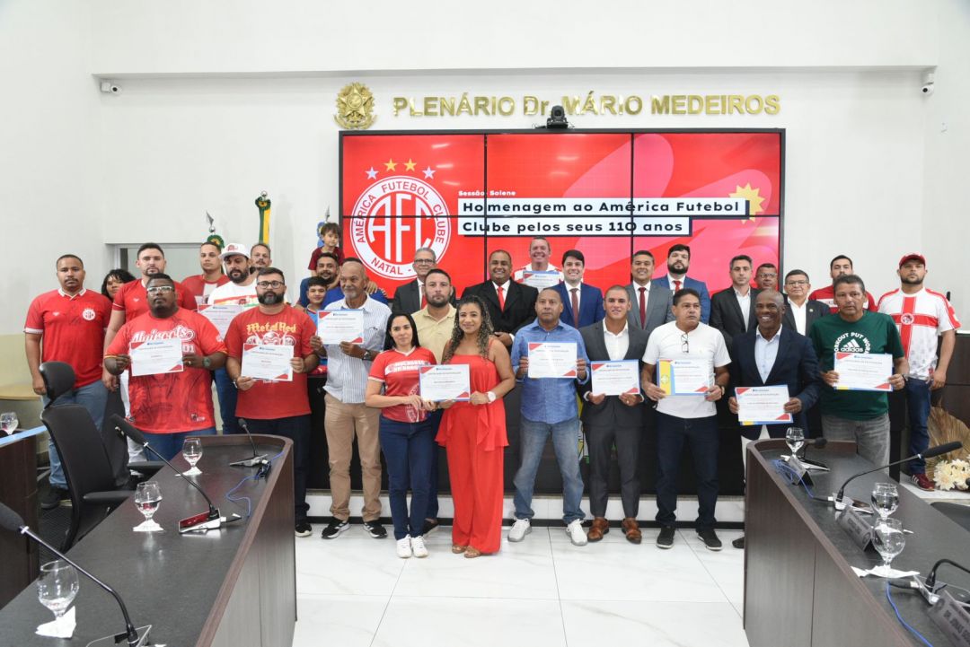 07/08/2025 - Sessão solene 110 anos do América Futebol Clube - Foto 64