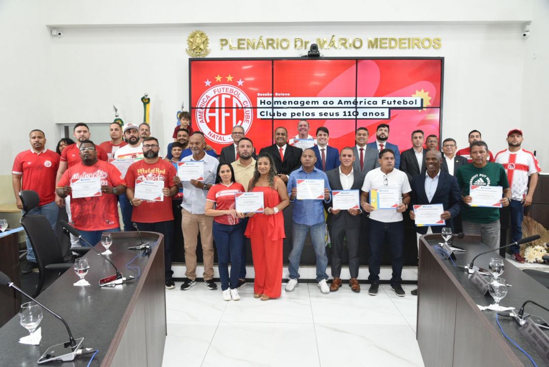 07/08/2025 - Sessão solene 110 anos do América Futebol Clube - Foto 65