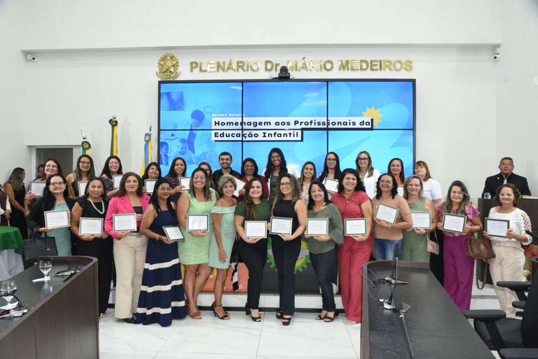 26.08.2025 | Sessão solene em homenagem à educação infantil - Foto 61