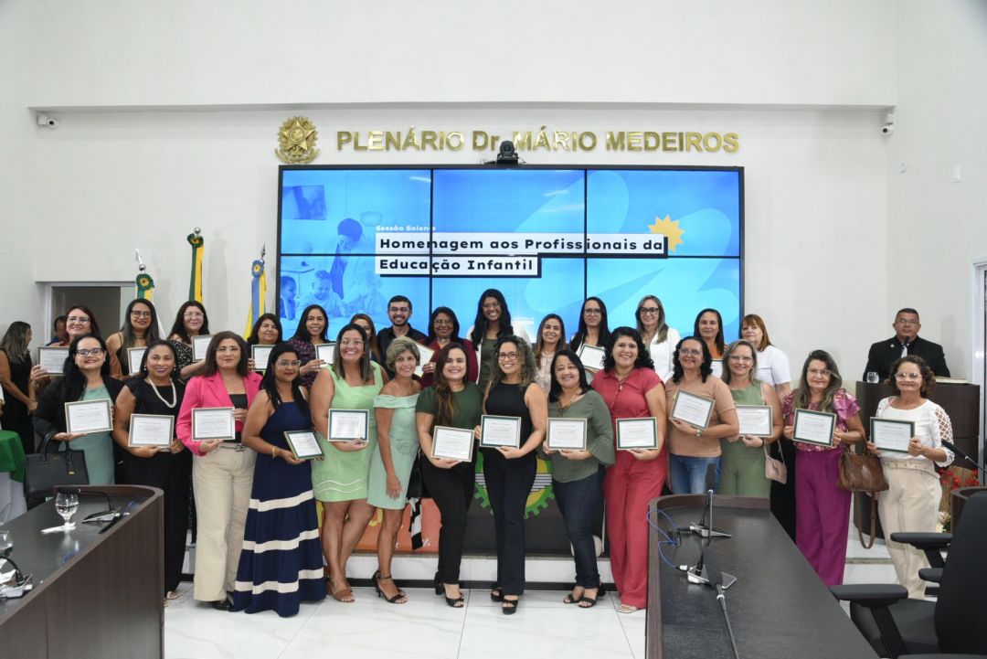 26.08.2025 | Sessão solene em homenagem à educação infantil - Foto 62