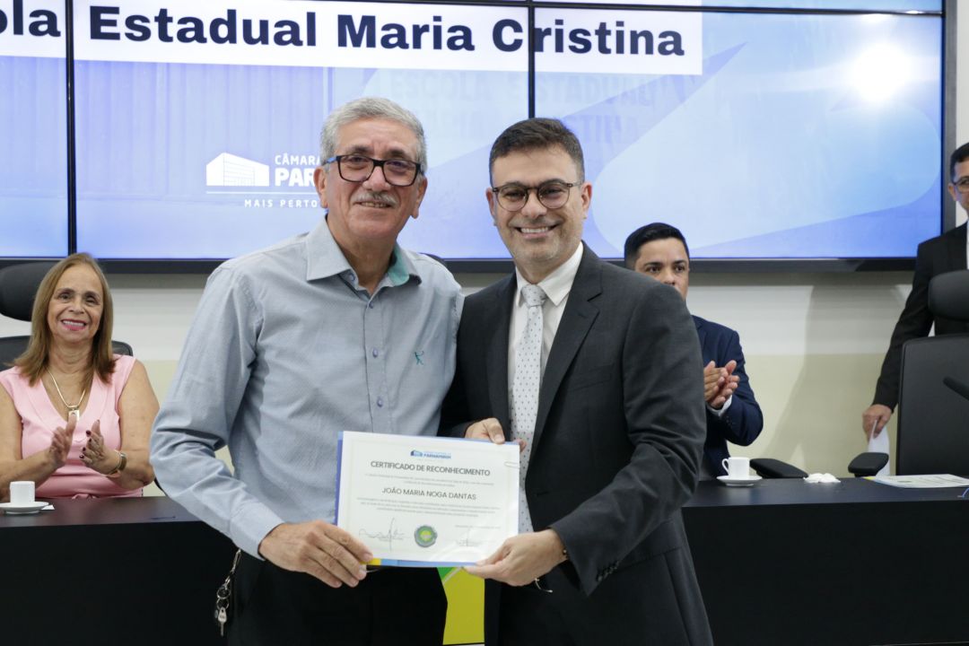 05.09.2025 | Sessão solene 60 anos da escola Maria Cristina - Foto 8